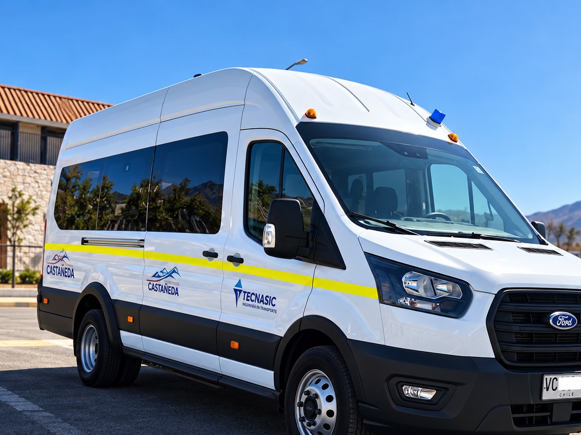 Van Ford Transit de Transportes Castañeda